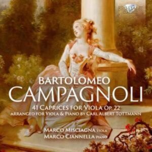 Campagnoli:41 Caprices For Viola op.22