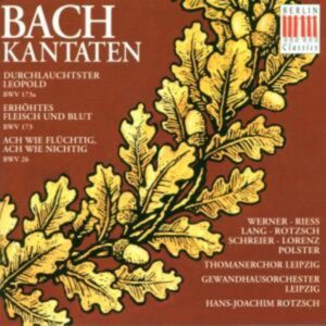Schreier/Werner/Rotzsch/GOL: Kantaten BWV 173a/173/26